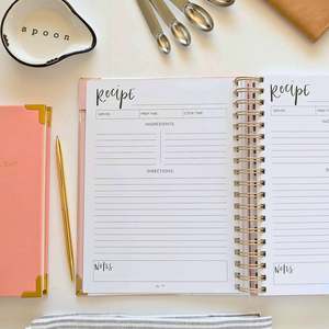 Cuaderno diario de tapa dura con planificador en espiral semanal y mensual A5 personalizado para maquillaje Agenda Fitness Cuadernos para hacer la lista Bloc de notas - Product Image 6