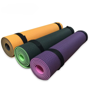 Tapete de Yoga Antideslizante y Ecológico de 4mm, 5mm, 6mm, 8mm de Grosor, Doble Capa de TPE - Product Image 6
