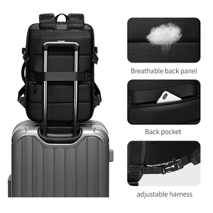 Bolsa de hombro para portátil con logotipo personalizado, mochila a prueba de olores - Product Image 6
