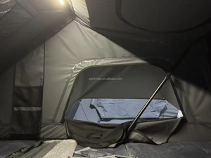 Tente de toit légère à <span class=keywords><strong>prix</strong></span> d'usine, tente de <span class=keywords><strong>camping</strong></span> en aluminium pour voiture, tente de toit rigide de type Z pour voiture - Product Image 2