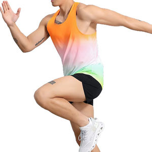 Débardeur de course à pied Marathon, veste de course à pied à séchage rapide, tenue d'entraînement, vêtements de sport unisexe, uniforme de course à pied à séchage rapide - Product Image 6