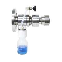 Vanne d'échantillonnage à bride fermée en acier inoxydable 316L sanitaire pour produits chimiques et pétroliers