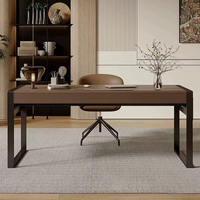 Nouveau modèle de bureau d'étude élégant avec structure en acier et chaise assortie pour salle d'étude ou bureau à domicile