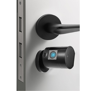 指紋スマートロックシリンダーキーリモコン、デジタルノブロック用、Tuyaアプリセキュリティスマートドアロック、木製ドア用 - Product Image 1