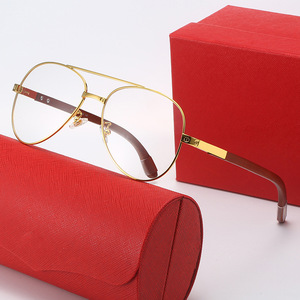 Nouvelles Lunettes de Soleil en Bois Style Slingshot, Tendance Européenne et Américaine, Monture Double Pont, pour la Conduite, Protection UV400 - Product Image 3