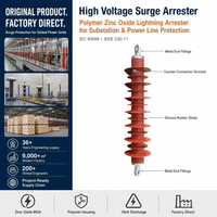 Parafoudre à oxyde de zinc de type suspension YH5WX-51/134, dispositif de protection contre la foudre pour lignes électriques 35 kV, norme IEC 60099-4