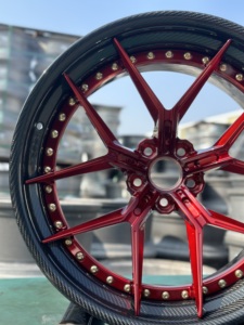 GVICHN Nouvelles jantes forgées haut de gamme de 20 à 22 pouces, design à cinq branches, fibre de carbone pour M3 M4 R8 S8 A8 pour Benz - Product Image 5
