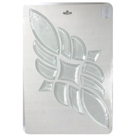 Vente en gros de grappes de verre biseauté transparent poli à la main, en verre flotté de 3mm, 5mm, 6mm, pour inserts de porte