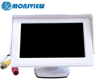 Écran de voiture AV 3,5 pouces, moniteur de recul 3,5 pouces TFT LCD pour caméra de recul de voiture