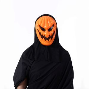Máscaras de Calabaza Aterradoras para Decoración de Fiestas, Máscara de Halloween de Plástico - Product Image 1