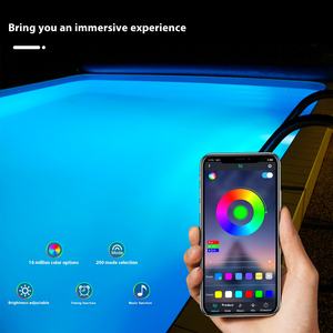 Lámpara LED Sumergible IP68 de 12V, Exclusiva para Piscinas, de Montaje en Pared, con Fibra Óptica, para Iluminación Ambiental - Product Image 1