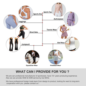 无袖交叉露背 V 领喇叭裤瑜伽连体裤 透气弹力面料 OEM ODM 适合瑜伽日常穿着 - Product Image 5