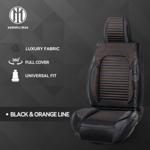 Marcan Marcan LEIISURE Stylish Stripe & Pattern Car <b>Interior</b> <b>Accessories</b> 360 Degree Full Covered Fabric Car Seat Covers - Product Image 4