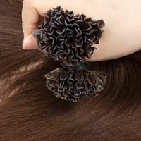 Extensions de cheveux vietnamiennes de haute qualité Remy Double Drawn Noir naturel 1 #   Extensions de cheveux 100% naturels à pointe plate en kératine pour salon