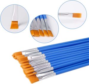Bview Art 30 pièces ensemble de pinceaux plats en acrylique petits cheveux en nylon pinceaux de <span class=keywords><strong>peinture</strong></span> en vrac pour la <span class=keywords><strong>peinture</strong></span> - Product Image 3