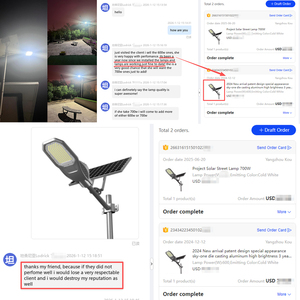 Lampu Jalan Tenaga Surya HKV 400w 500w 600w All in Two Lampu Jalan <span class=keywords><strong>LED</strong></span> Tenaga Surya Tahan Air untuk Luar Ruangan - Product Image 2