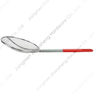 Lưới Thép Mạ Crôm Chảo Chiên Kiểu Pháp Dụng Cụ Lọc Chiên Tròn Cho Nhà Bếp Nấu Ăn Có Tay Cầm Tráng - Product Image 3
