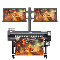 Imprimante textile numérique Locor 1,3 m (4 pieds) de petite taille, imprimante à sublimation grand format, traceur d'impression à solvant écologique, tête Xp600 I3200