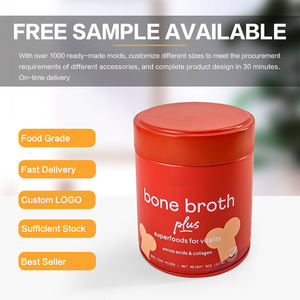 JYB CMYK impreso grado alimenticio hermético de metal recipiente redondo de lata para polvo/té Suelto - Product Image 3