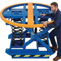 Plateforme élévatrice manuelle à ressort rotatif pour palettes, table de levage auto-équilibrante pour ligne de production, capacité 2000 kg
