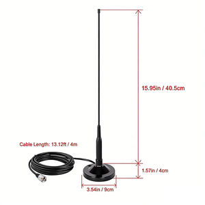 เสาอากาศมือถือแบบสองย่านความถี่ SD-R2 144/430MHz สำหรับวิทยุสื่อสารในรถยนต์ - Product Image 2