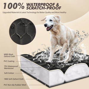 Hard Bottom <b>Dog</b> Car Seat Cover for Back Seat Extender for <b>Dogs</b> <b>Dog</b> <b>Hammock</b> Camping <b>Bed</b> for Travel Backseat Car Truck - Product Image 2