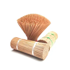 Manufacturers offer 1.3mm round bamboo joss incense stick from india