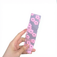 [Direkt dari Pabrik] Film Plastik EVA - Pola Bordir Bunga Berlapis Embun Model Bunga Kabut Tebal 0.6mm Tahan Gesekan;