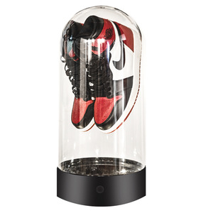 Shoe capsule display sneaker capsule display clear capsule acrylic shoe sneaker box with light