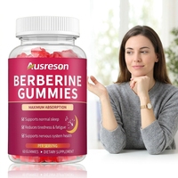 Gummies à la berbérine VitaSpring, complément de berbérine HCL sans sucre, extrait de cannelle de Ceylan et de curcuma, gummies à la berbérine biologique