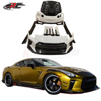 Kit carrosserie en fibre de carbone style TopSecret pour Nissan GTR R35 : pare-chocs avant, jupes latérales, diffuseur arrière, pièces de spoiler