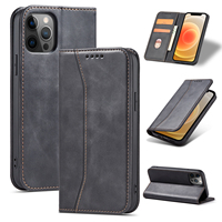 Nouvel Étui de Luxe en Cuir pour iPhone 12 13 14 15 Pro 2026 – Portefeuille en Cuir avec Porte-Cartes et Support