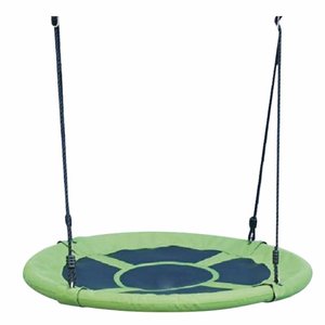 Round Tree <b>Swing</b> Outdoor Kids Seesaw Seat Textilene Fabric Alloy <b>Frame</b> Adjustable Height <b>for</b> Garden Playground - Product Image 2