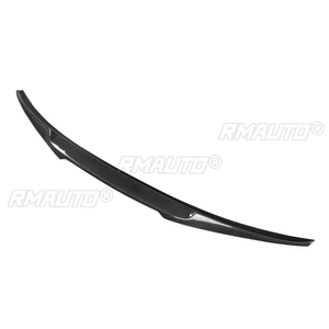 Alerón trasero de fibra de carbono real para BMW G30 520d 530i 540i 2017-2018, extensión de alerón trasero estilo V. - Product Image 4