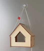 Nichoir en bois suspendu d'extérieur OEM nichoir autoportant pour oiseaux Fournitures pour oiseaux Nichoir d'extérieur pour nichoir