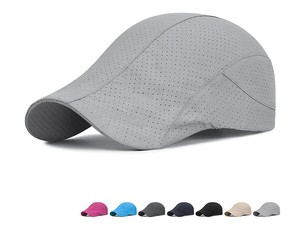 Gorra plana de malla transpirable para verano, estilo Newsboy, boina, gorra de taxista, gorro para cubrir toda la cabeza, regalo promocional - Product Image 1