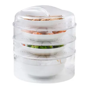 断熱材と防塵のための多層プラスチックフードカバーキッチンとレストランの透明なフードプレートカバー