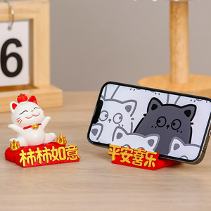 เรซิ่น ลัคกี้แคท เครื่องประดับตั้งโต๊ะ รูปสัตว์ ตกแต่งบ้าน ของขวัญเชิงศิลปะ - Product Image 2