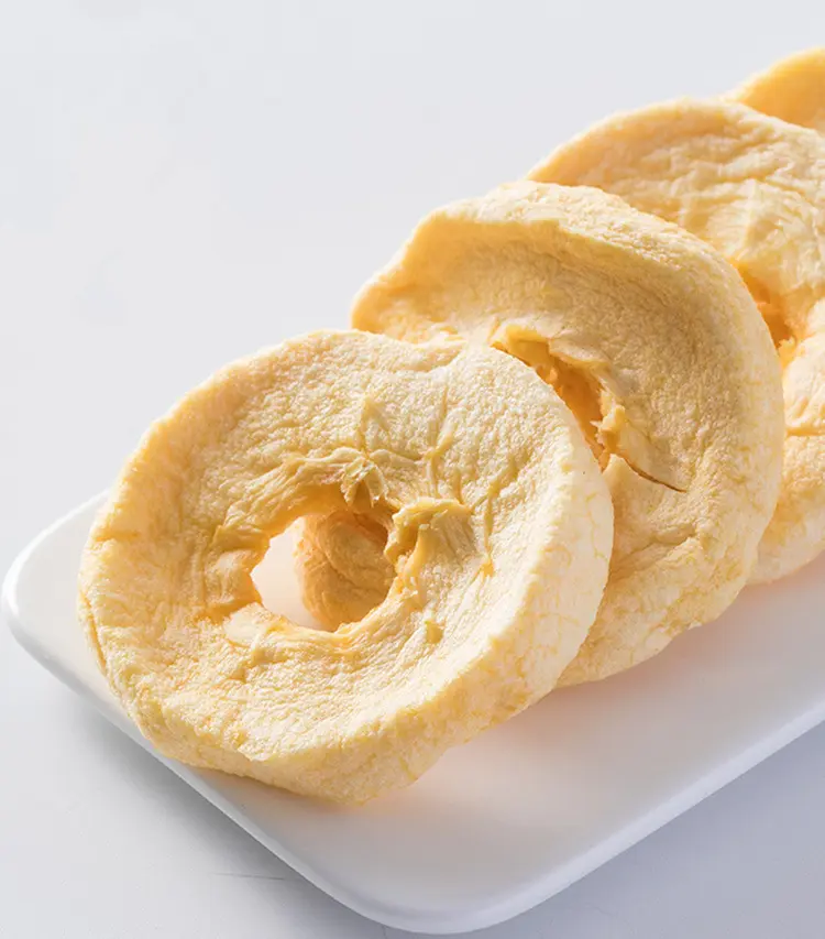Natural flavor dried apple rings