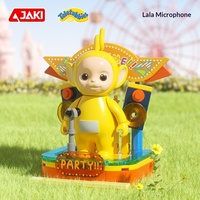 Blocs de construction en plastique, figurines Teletubbies, décorations de scène, jouet de construction unisexe, cadeau d'anniversaire