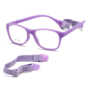 <span class=keywords><strong>Gafas</strong></span> Transparentes de Alta Calidad 1151, <span class=keywords><strong>Montura</strong></span> Completa de Silicona Colorida, <span class=keywords><strong>Sin</strong></span> Tornillos, Banda Elástica Ajustable, <span class=keywords><strong>Gafas</strong></span> para Niños - Product Image 1