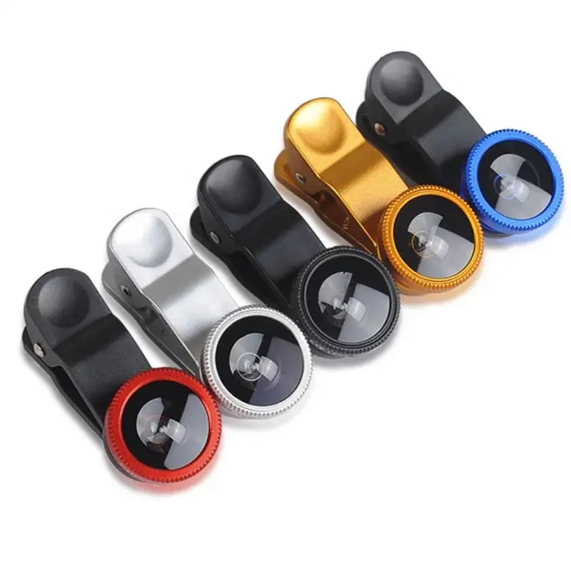 3 in 1 Fish Eye Lens Selfie Wide Angle Mobile Phone Fisheye Lenses For iPhone 5 6 7 plus for Smartphone Camera lens