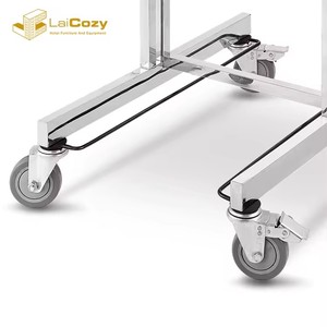 Table de buffet d'hôtel de chariot de service de nourriture de boisson avec des réchauffeurs de nourriture - Product Image 6