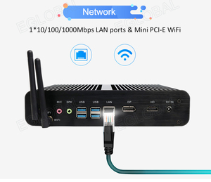 Mini <span class=keywords><strong>PC</strong></span> Intel Core de 12. ª generación, Mini <span class=keywords><strong>PC</strong></span> de 64GB D4, pantalla Dual Win10, 1 RJ45, LAN, computadora de escritorio, <span class=keywords><strong>PC</strong></span> pequeña industrial sin ventilador - Product Image 5