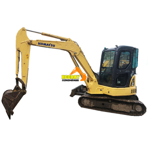 Mini Excavadora Usada Original de Japón Komatsu PC55mr2, Mini Excavadora Compacta PC55 de 5 Toneladas, PC35 de 3.5 Toneladas, Excavadora de Cadenas - Product Image 1