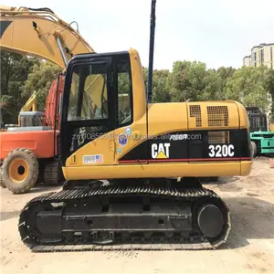 Japonya kullanılan kedi 320 ekskavatör orijinal caterpillar 320c 320b 320d paletli ekskavatörler satılık kullanılan kedi 320