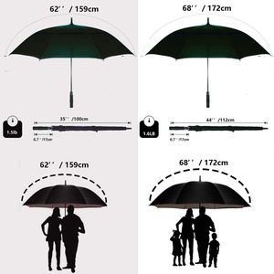 Innovative Shenzhen Wholesale 30 Inch Large <b>Windproof</b> logo Prints Big Luxury Promotional Branded Custom Golf <b>Umbrella</b> - Product Image 5
