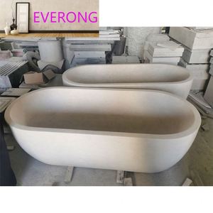 Tự nhiên màu be đá cẩm thạch bồn tắm <span class=keywords><strong>gohera</strong></span> màu be đá vôi đá cẩm thạch bồn tắm freestanding - Product Image 6