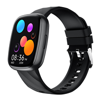 Montre connectée intelligente avec assistant vocal IA, grand écran de 1,72 pouce, tracker d'activité physique, bracelet en acier inoxydable, IP68, TFT, appel BT, montre connectée sport