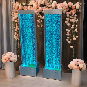 Customized Movable Partition Acrylic <strong>Water</strong> <strong>Bubble</strong> <strong>Wall</strong> Led Decorative <strong>Wall</strong> <strong>Panels</strong> with Stainless Steel Frame - Product Image 2